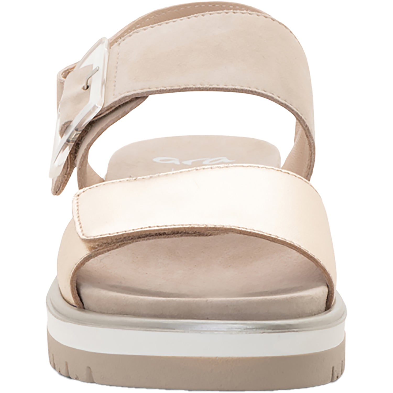 Womens Ara shoes Ara Marbella Women's Sandals Sand Metallic Leather Sand Metallic Leather