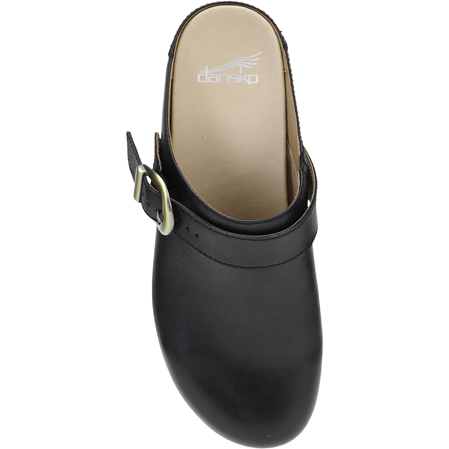 Womens Dansko Dansko Baylor Women's Open Back Clogs Black Calf Leather Black Calf Leather