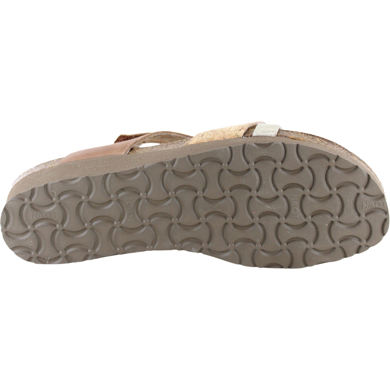 Womens Naot Naot Sophia Women's Sandals Latte Brown/Cork Lthr/Radiant Gold Leather Latte Brown/Cork Lthr/Radiant Gold Leather