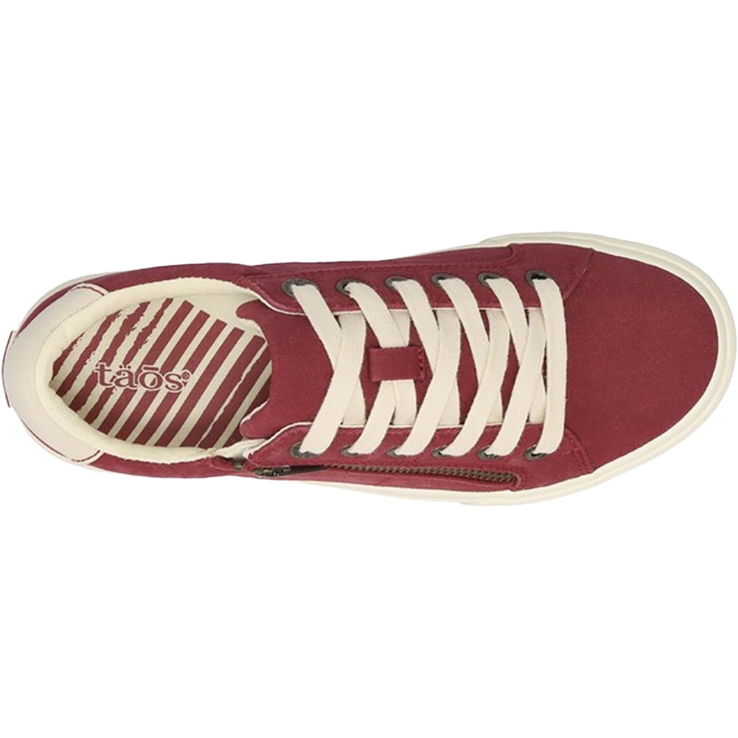 Womens Taos Taos Z Soul Women's Sneakers Crimson/Ecru Vintage Canvas Crimson/Ecru Vintage Canvas
