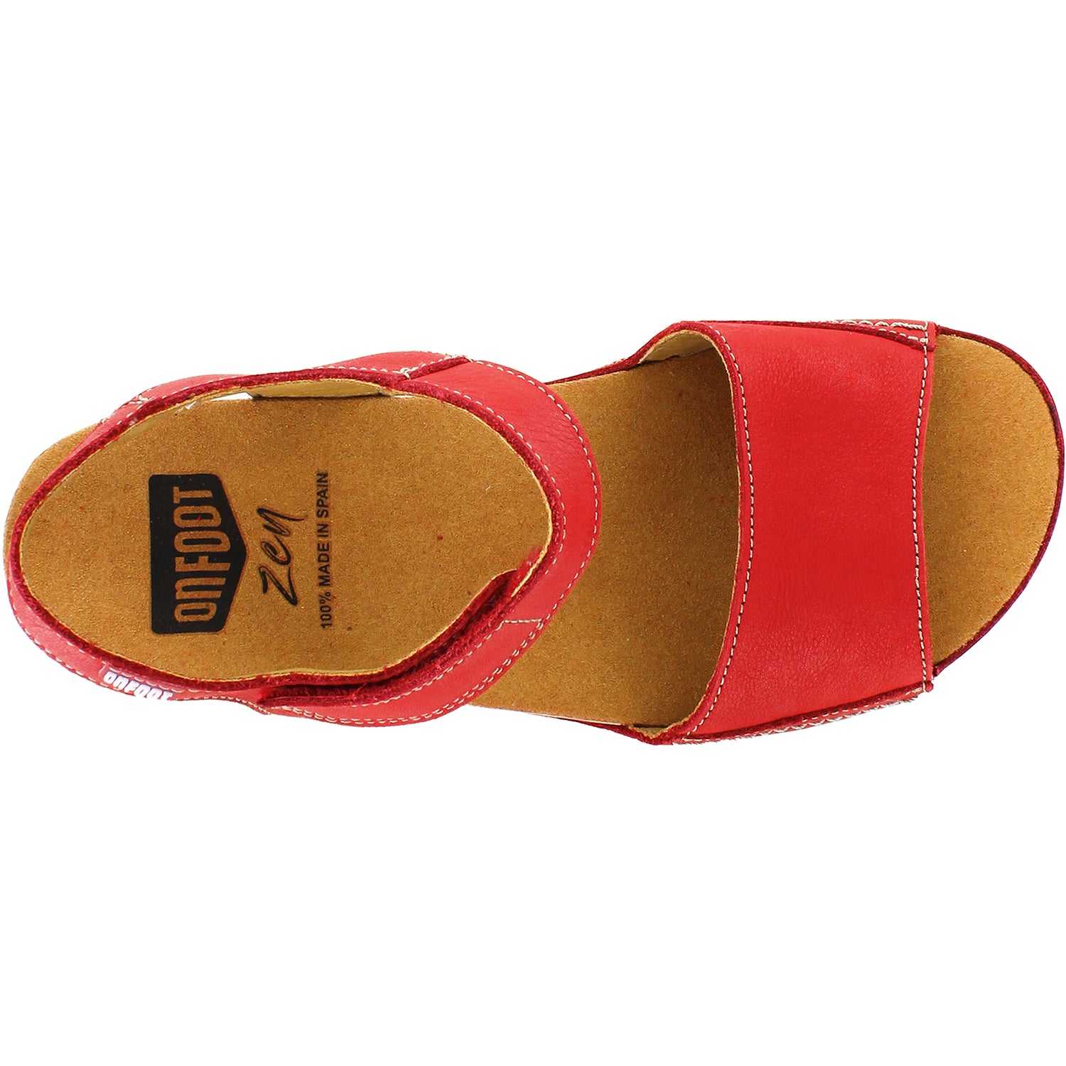 Womens On foot On Foot Cynara 203 Tucson Women's Platform Sandals Red Leather Red Leather