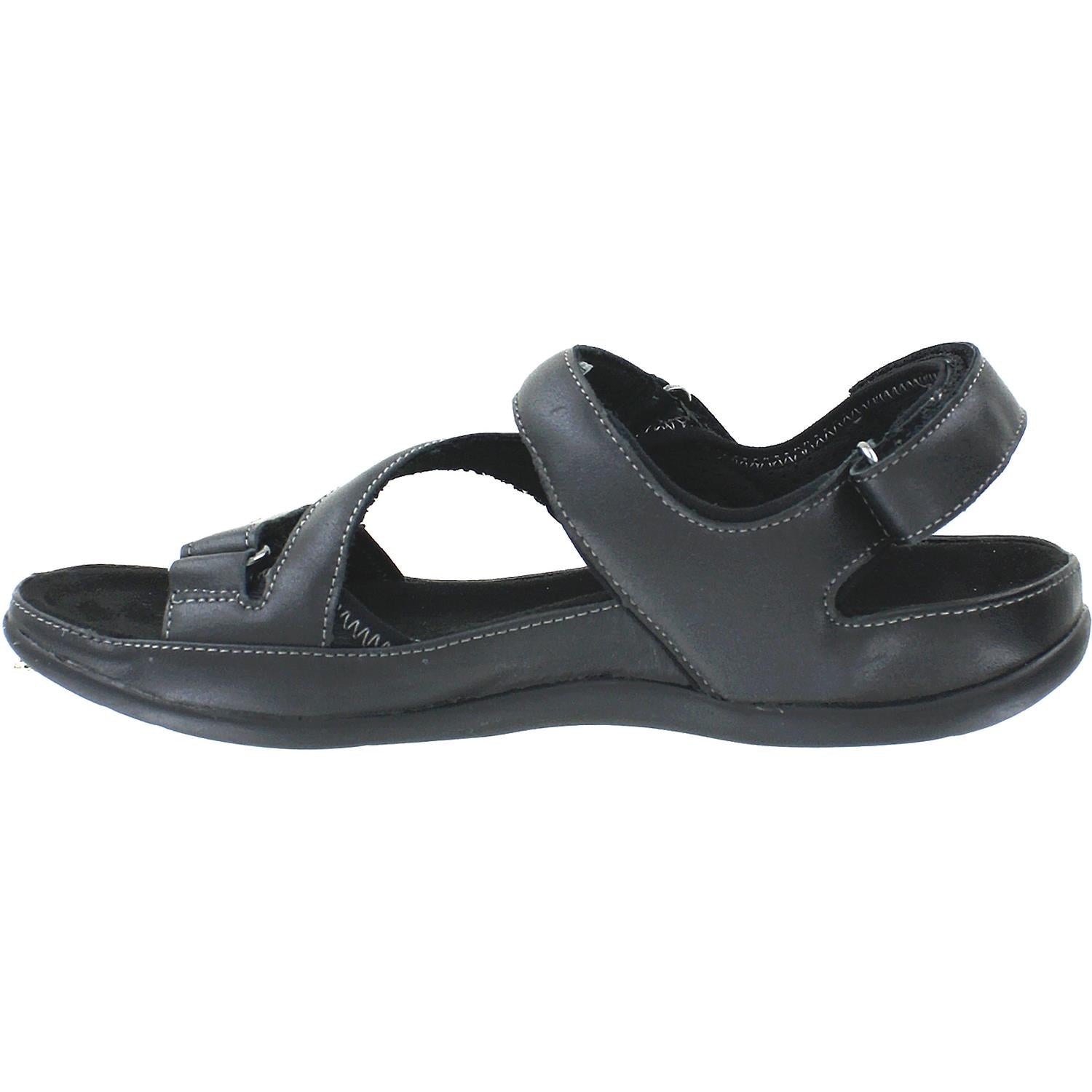 Womens Strive Women's Strive Montana Black Leather Black Leather