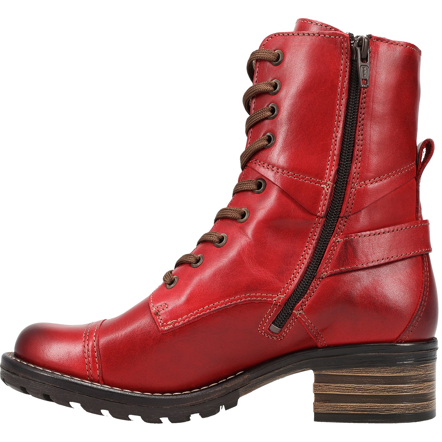 Womens Taos Women's Taos Crave Classic Red Leather Classic Red Leather