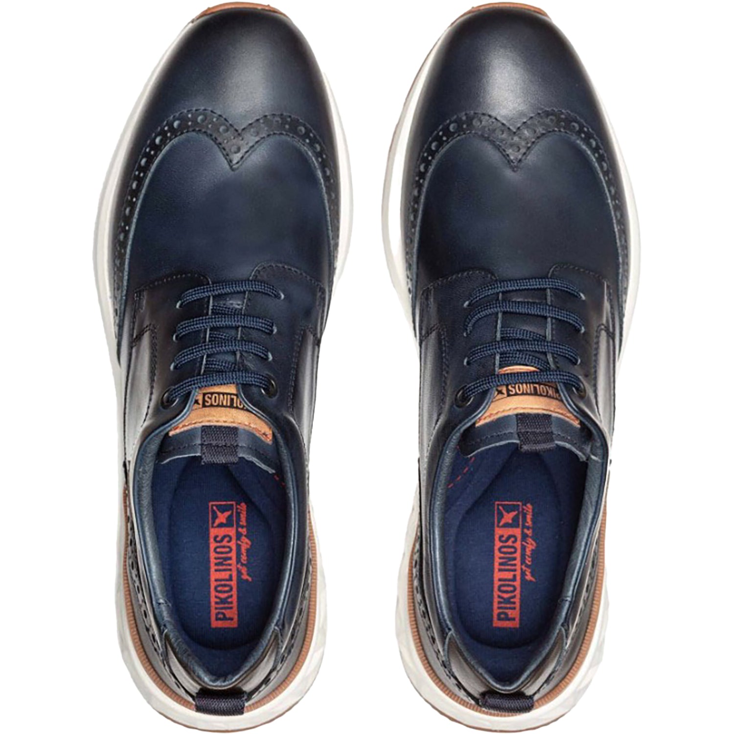 Mens Pikolinos Pikolinos Aranda M8R-4019C1 Men's Shoes Blue Leather Blue Leather