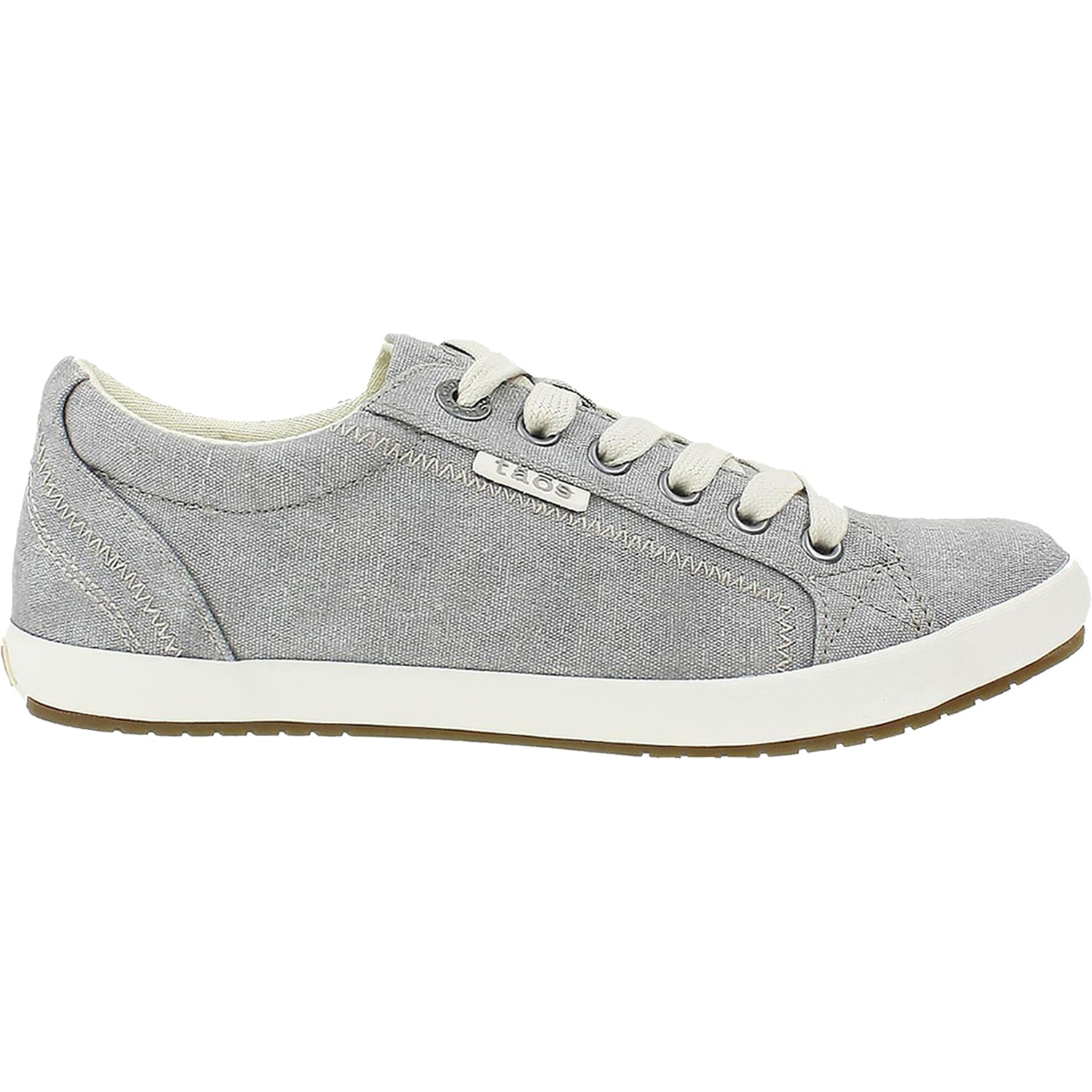 Womens Taos Taos Star Women's Sneakers Grey Washed Canvas Grey Washed Canvas