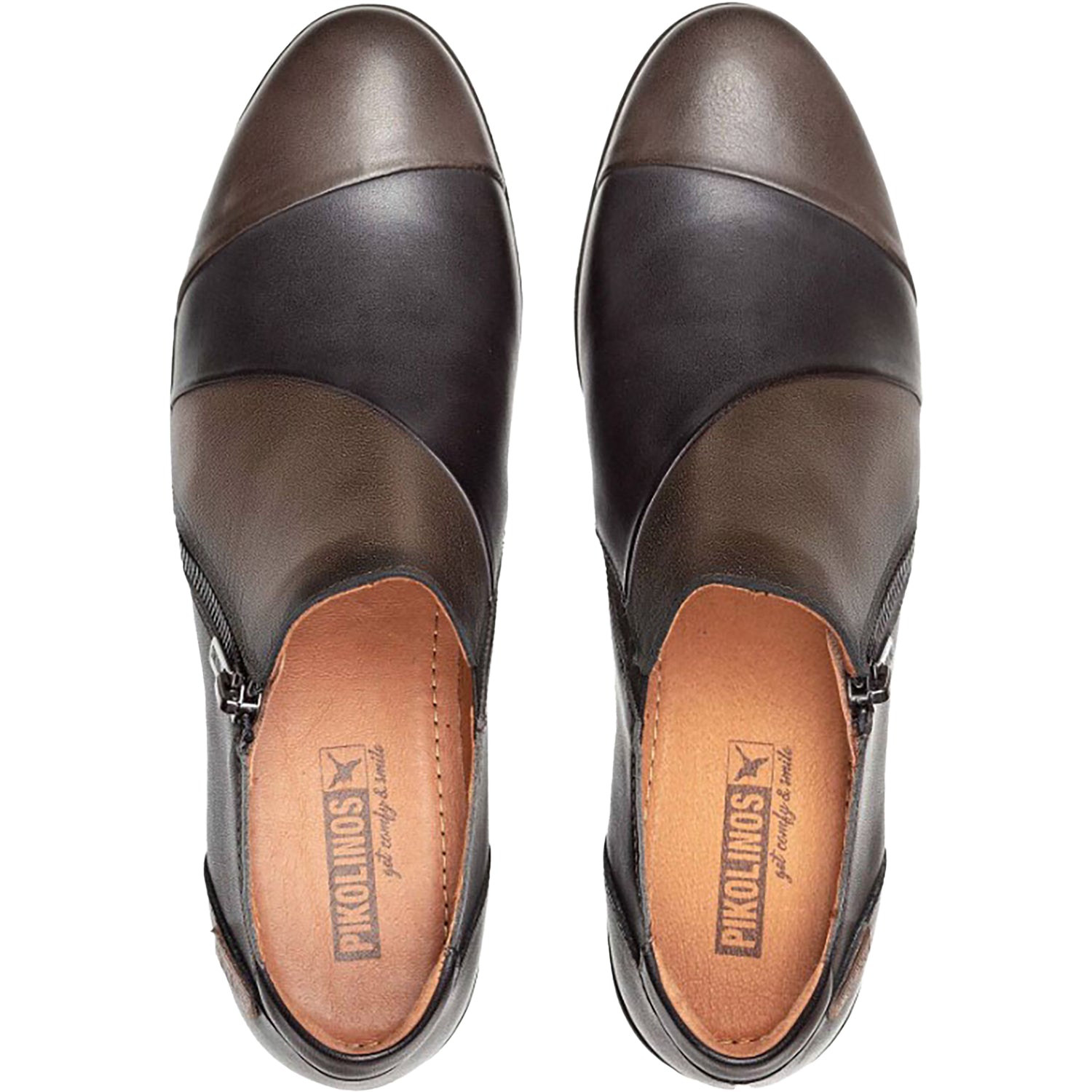 Womens Pikolinos Pikolinos Málaga W6W-5673C3 Women's Slip On Shoes Lead Leather Lead Leather