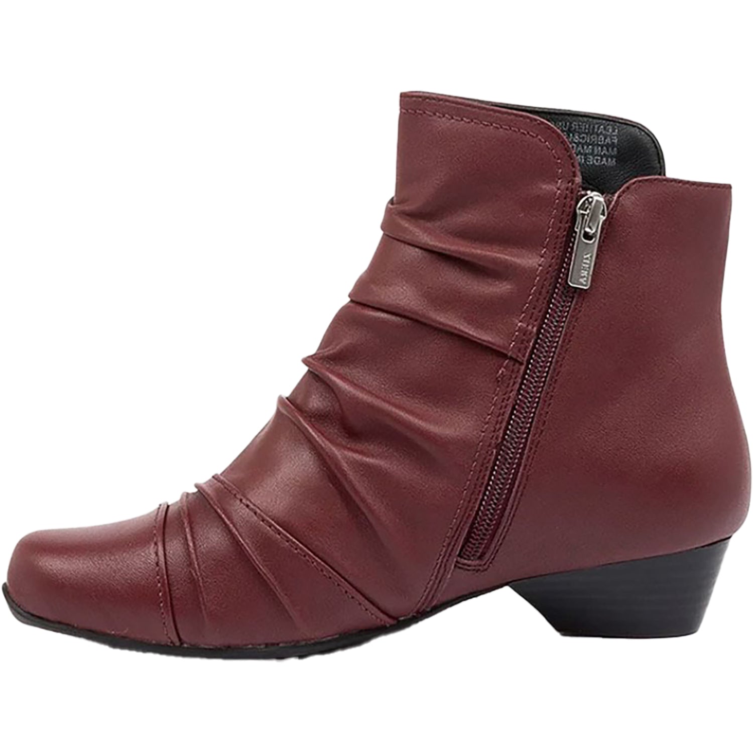 Womens Ziera Ziera Camryn XW Women's Boots Red Leather Red Leather