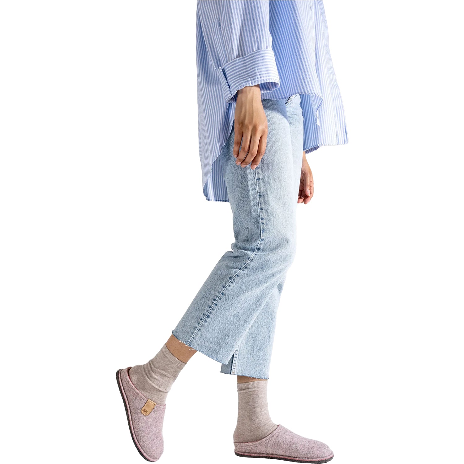 Womens Rohde ROHDE Lucca-D Women's Open Back Slippers Rose Synthetic Rose Synthetic