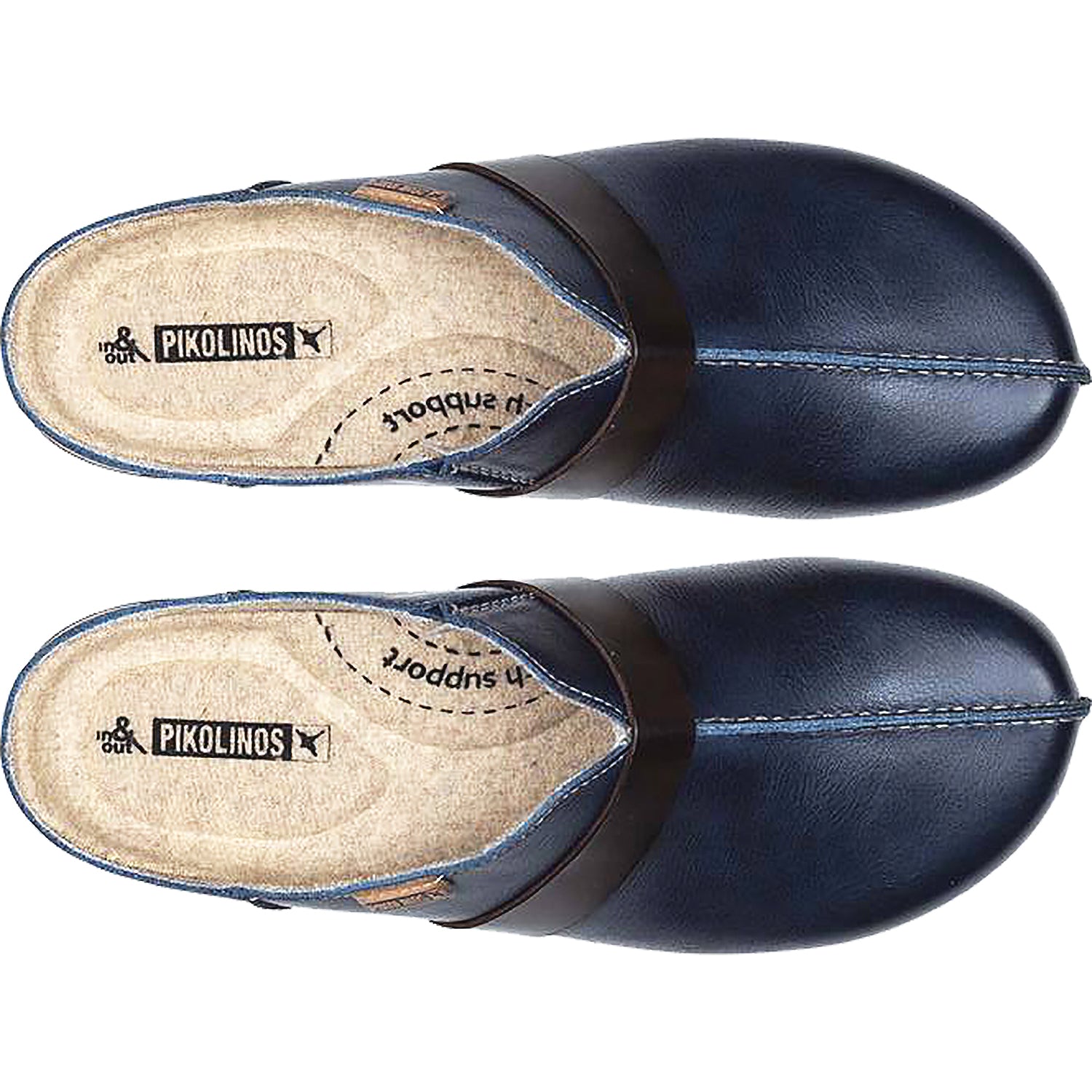 Womens Pikolinos Pikolinos Granada W0W-3590C1 Women's Clogs Ocean Leather Ocean Leather