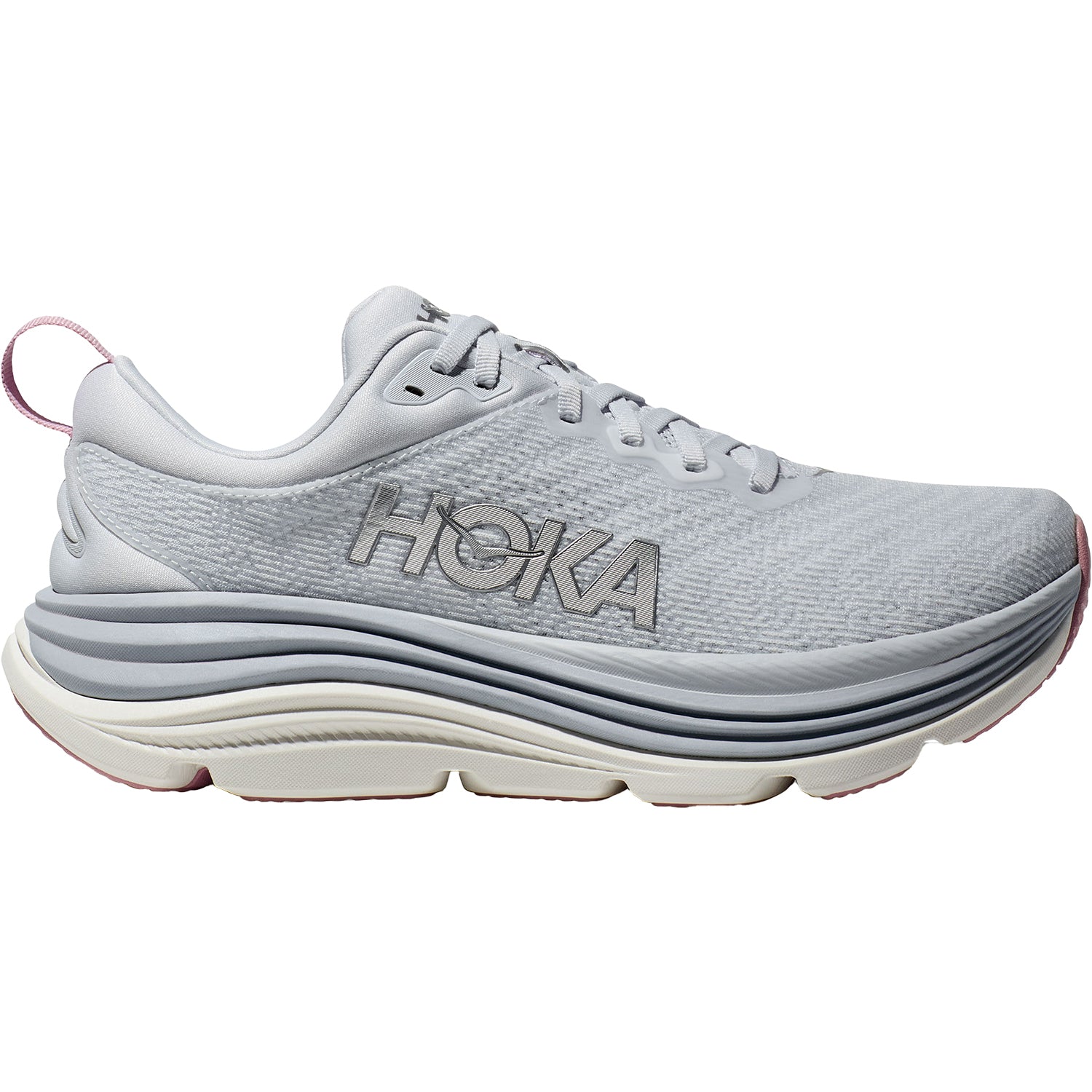 Womens Hoka one one Women's Hoka Gaviota 5 Sea Ice/Pink Twilight Mesh (Stability Support) Sea Ice/Pink Twilight Mesh