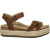 Womens Aetrex Aetrex Paula Women's Espadrille Sandals Walnut Leather Walnut Leather