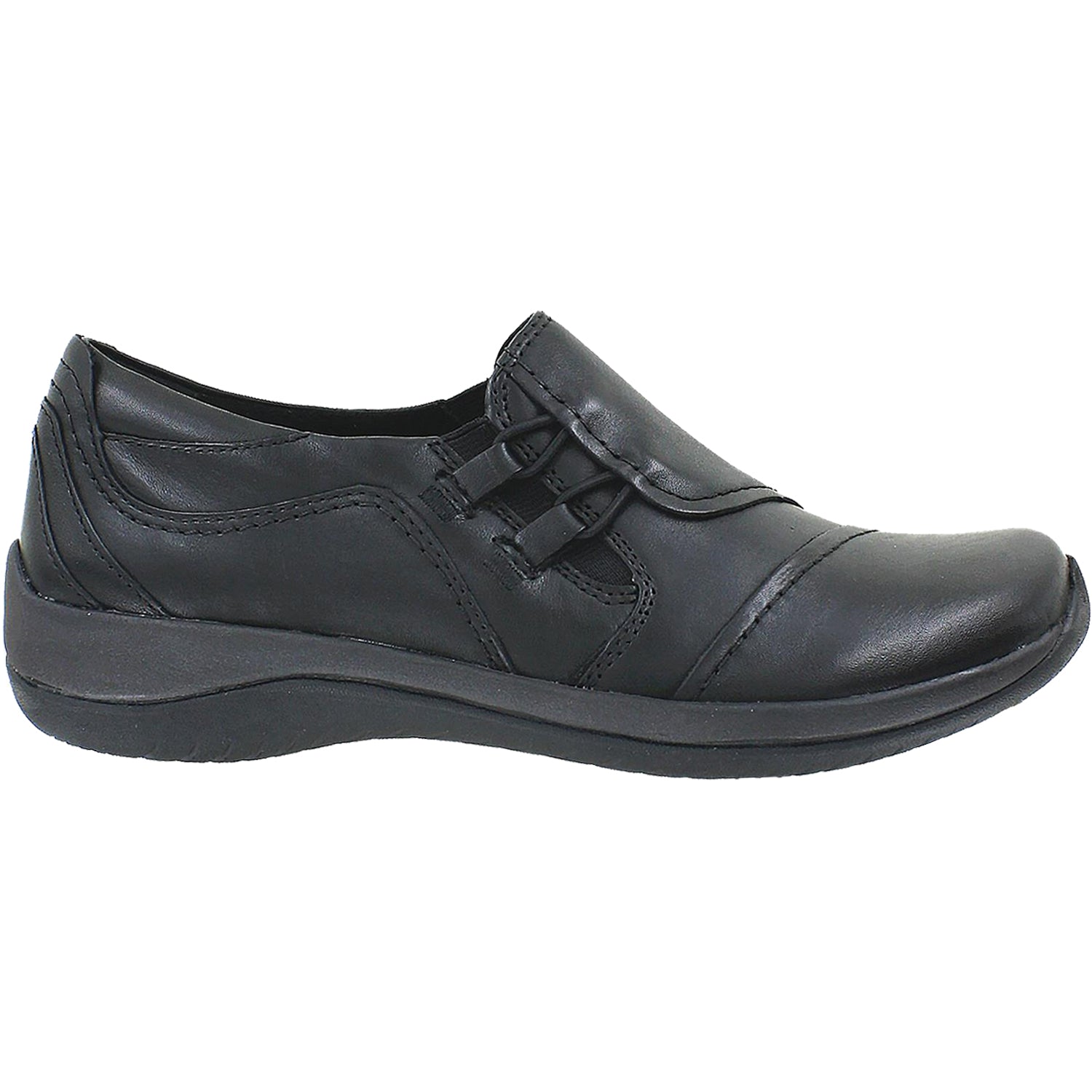Womens Earth Women's Earth Hawk Black Leather Black Leather