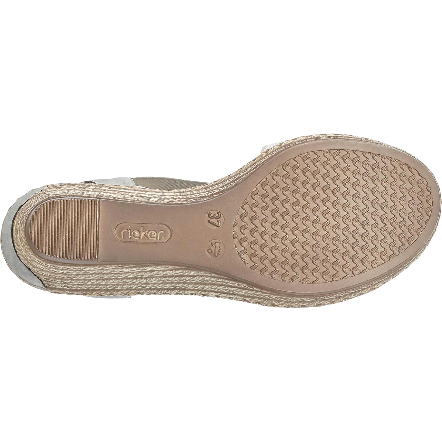 Womens Rieker Rieker 624H6-90 Fanni H6 Women's Sandals White Multi/Cement Mosaic Synthetic White Multi/Cement Mosaic Synthetic