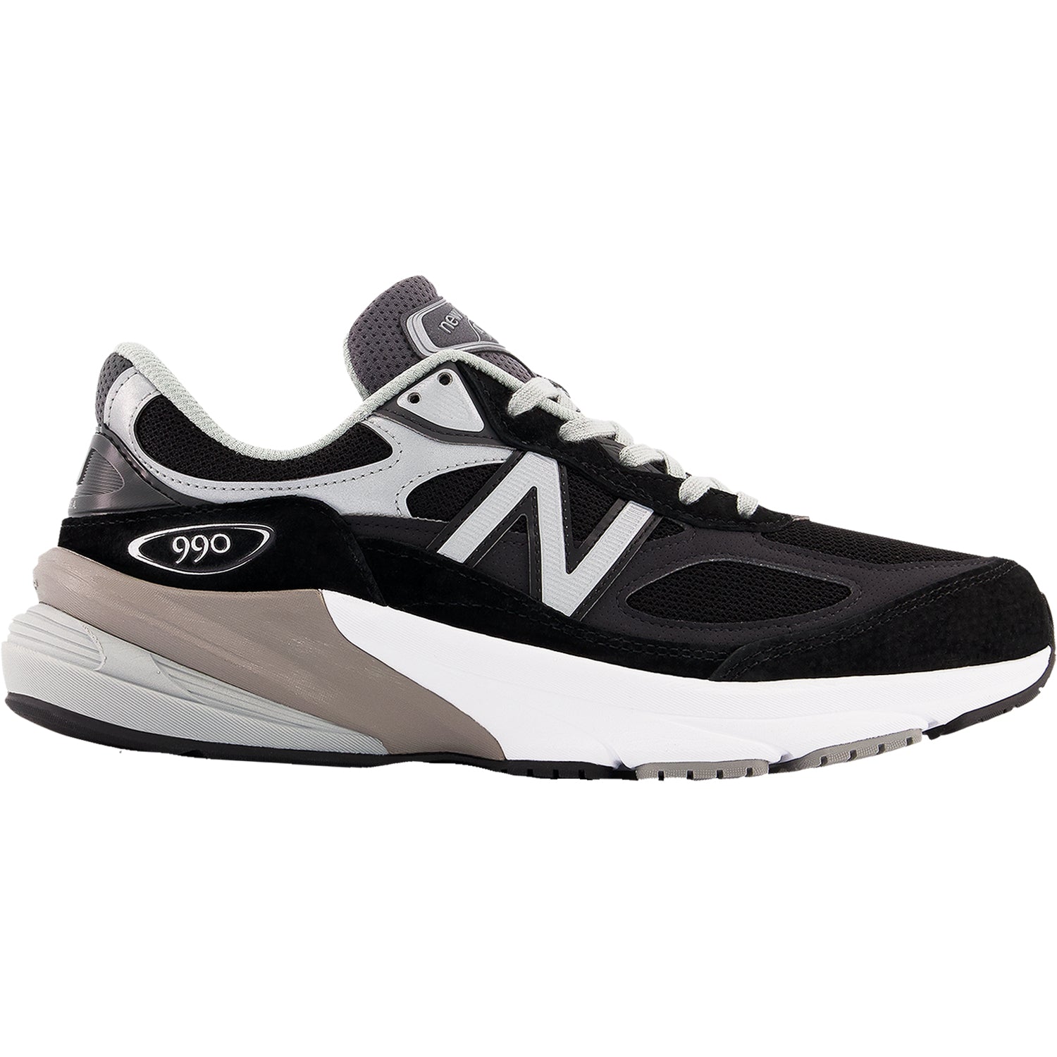 W990BK6スニーカー/new balance Women's New Balance W990BK6 Black/White Suede/Mesh - Made in