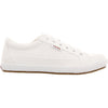 Womens Taos Taos Moc Star Women's Shoes White Distressed Canvas White Distressed Canvas