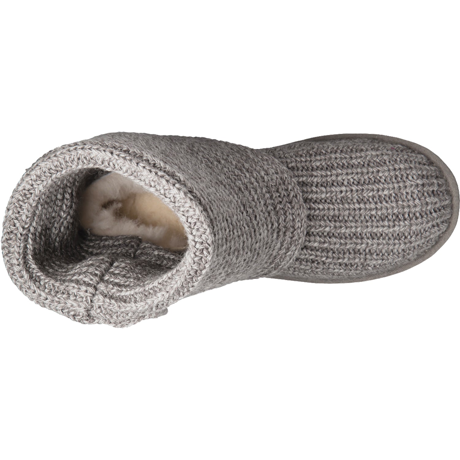 Womens Ugg Women's UGG Classic Cardy Grey Knit Fabric Grey Knit Fabric