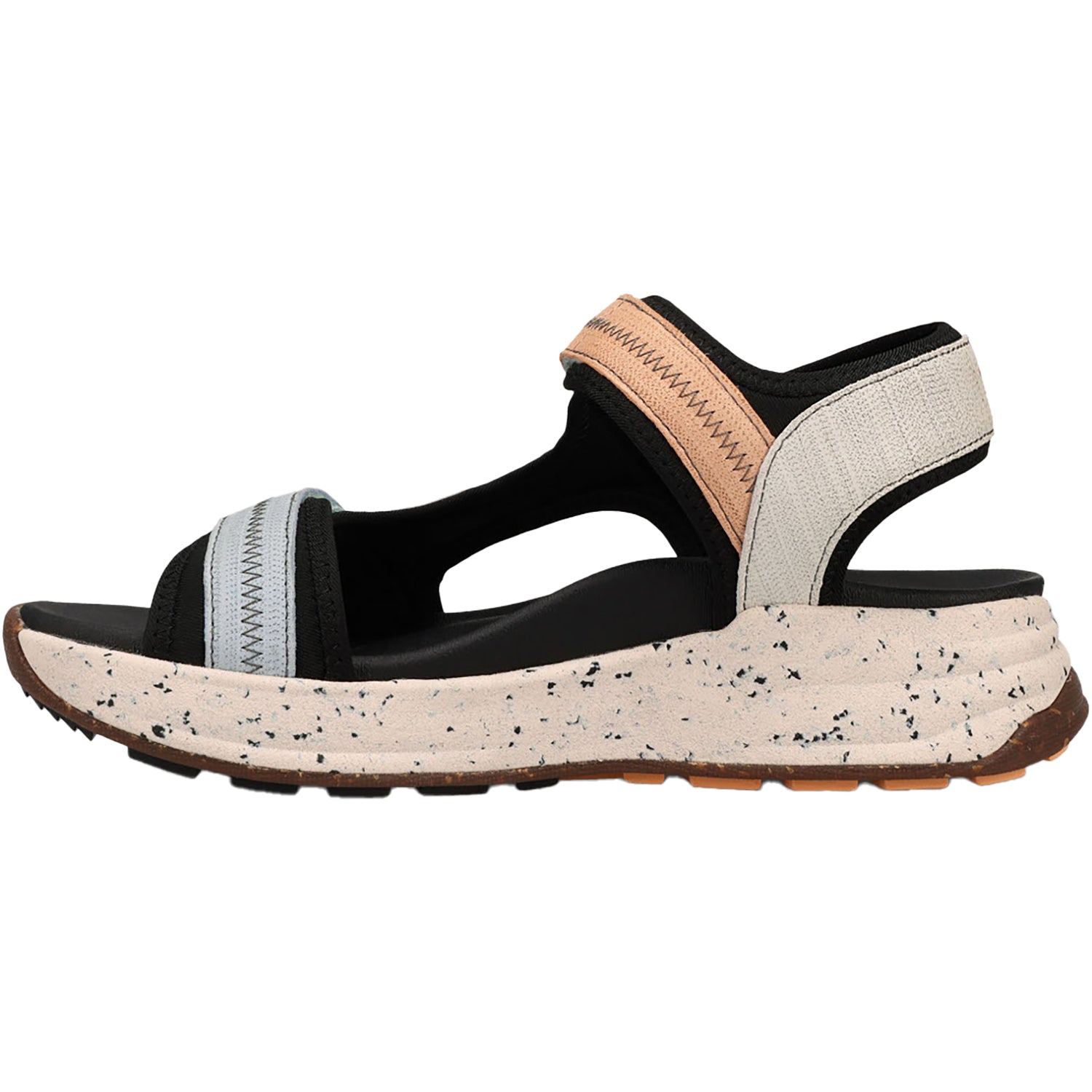 Womens Taos Taos Super Slide Women's All Terrain Sandals Retro Embossed Leather/Nylon Retro Embossed Leather/Nylon