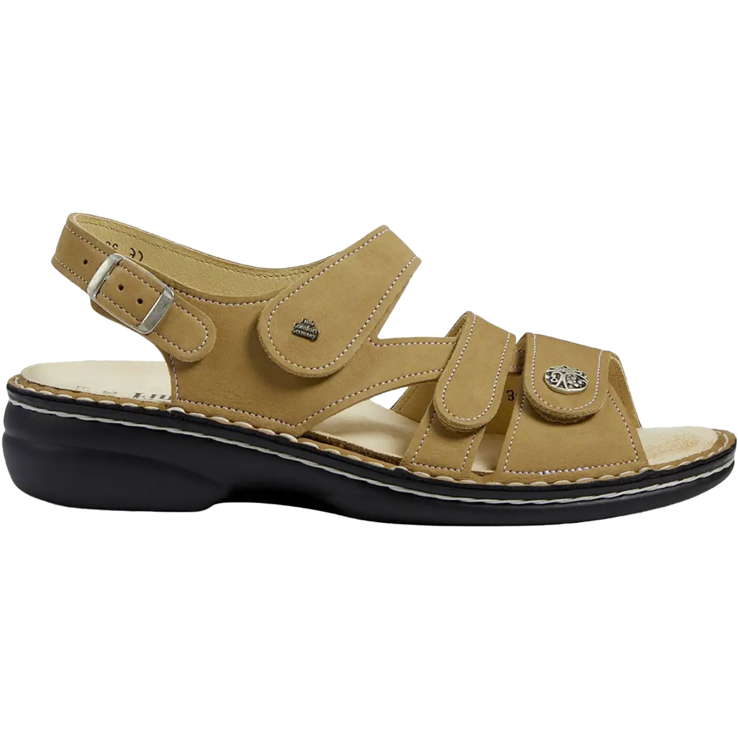 Womens Finn comfort Finn Comfort Gomera Soft Women's Support Sandals Tan Nubuck Tan Nubuck