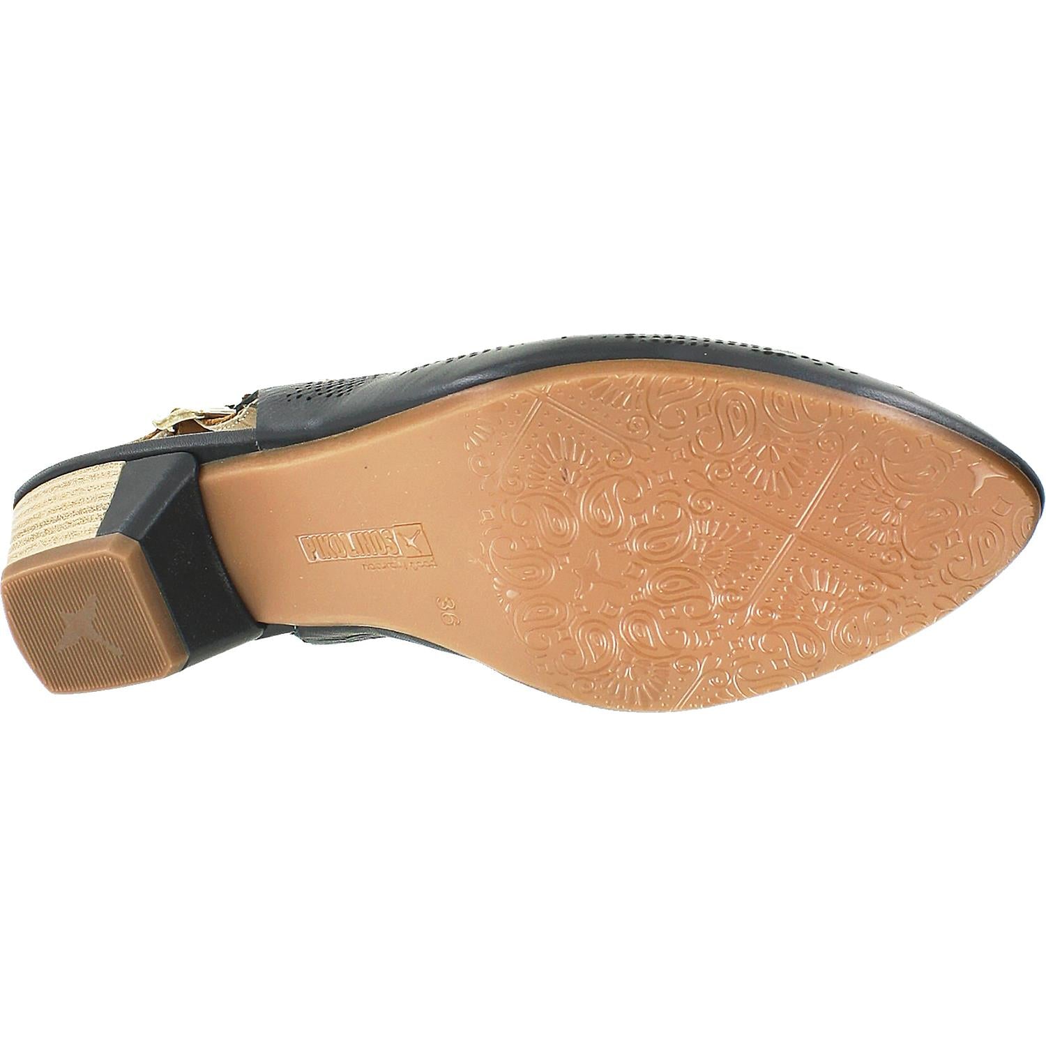 Womens Pikolinos Pikolinos Elba W3M-5681 Women's Black Leather Black Leather