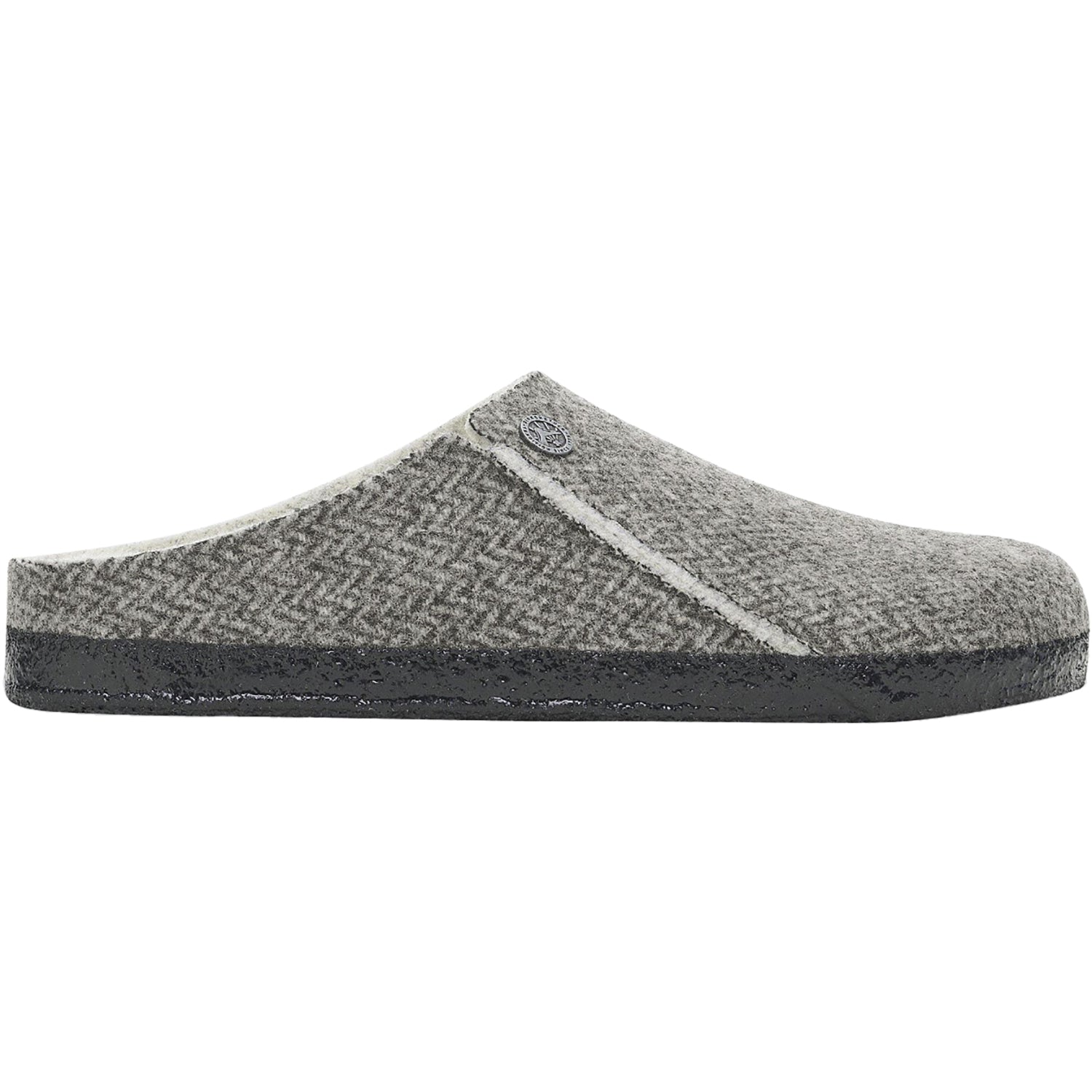 Womens Birkenstock Women's Birkenstock Zermatt Shearling Herringbone Grey Wool Herringbone Grey Wool