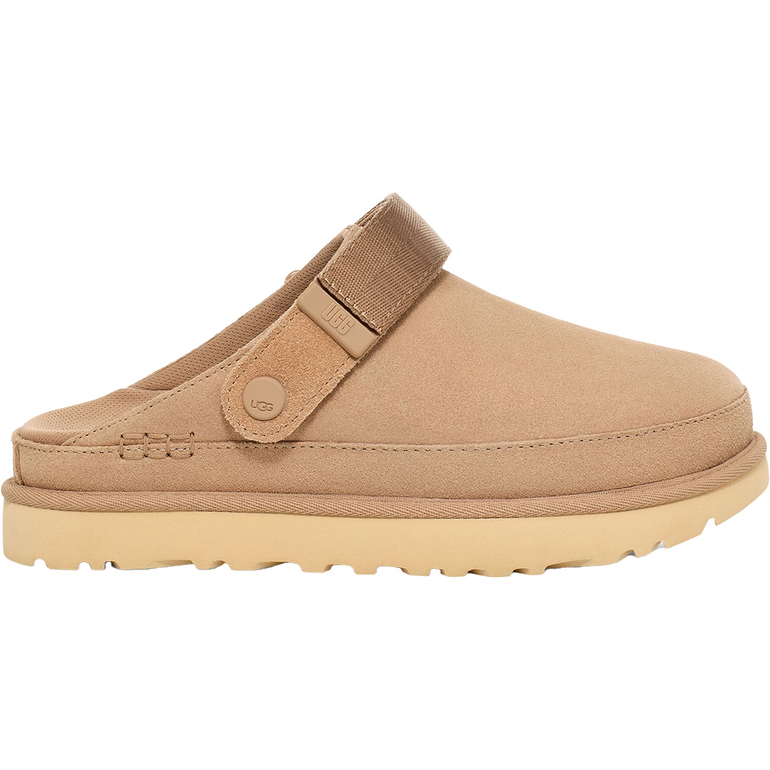Womens Ugg Women's UGG Goldenstar Clog Sand Suede Sand Suede