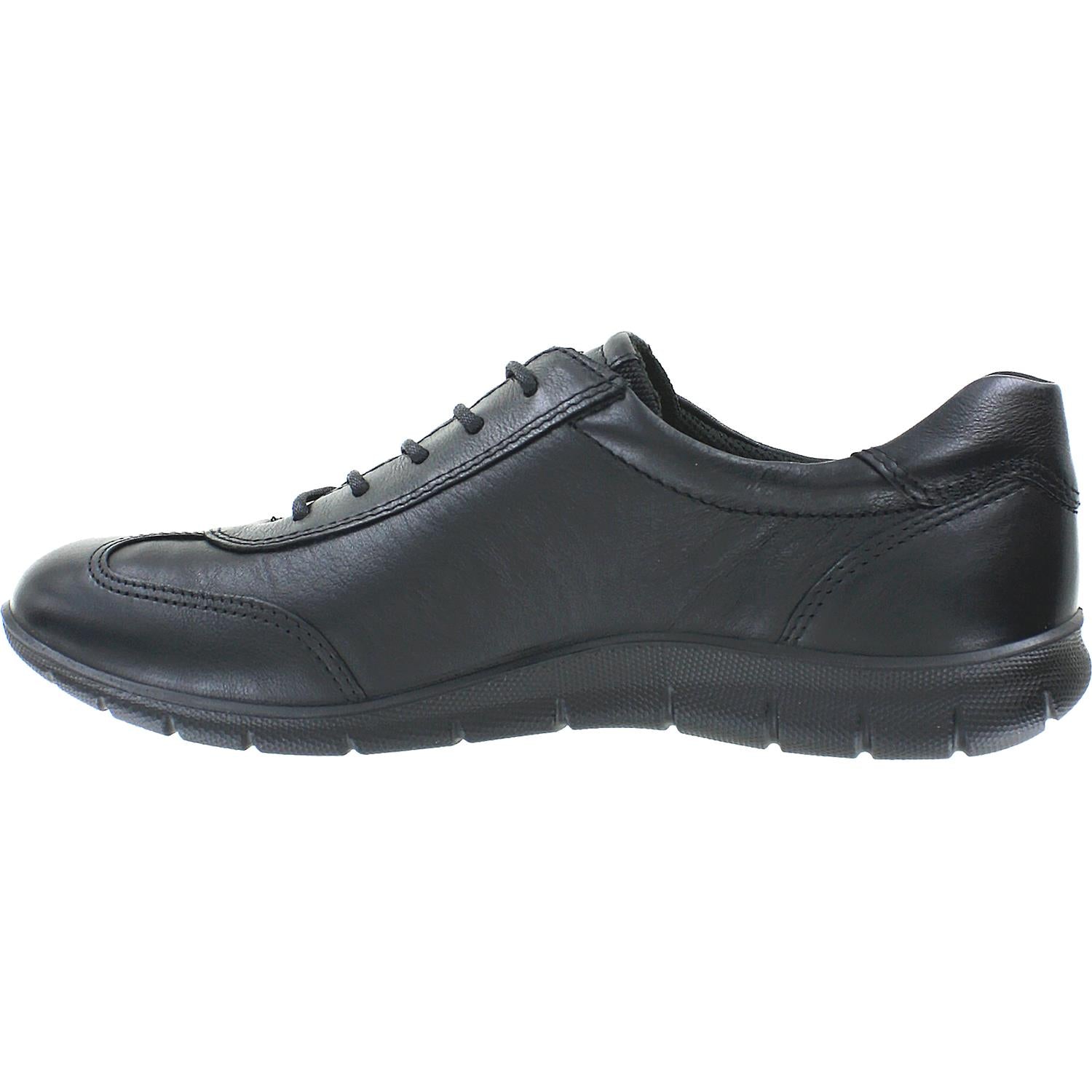 Womens Ecco Ecco Babett II Tie Women's Black Leather Black Leather