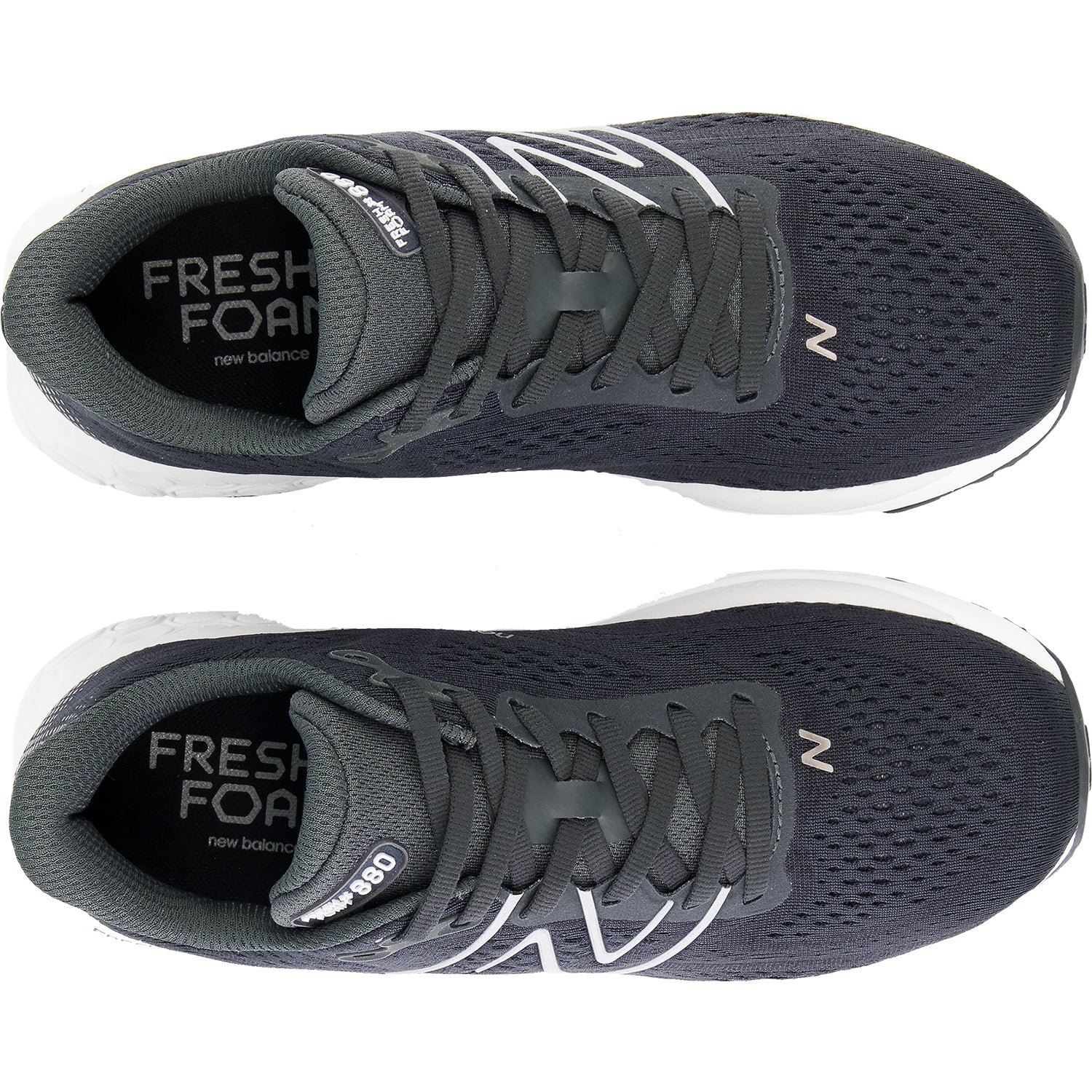 Womens New balance Women's New Balance W880K13 Fresh Foam X Blacktop/Black/Silver Metallic Mesh (Neutral Support) Blacktop/Black/Silver Metallic Mesh