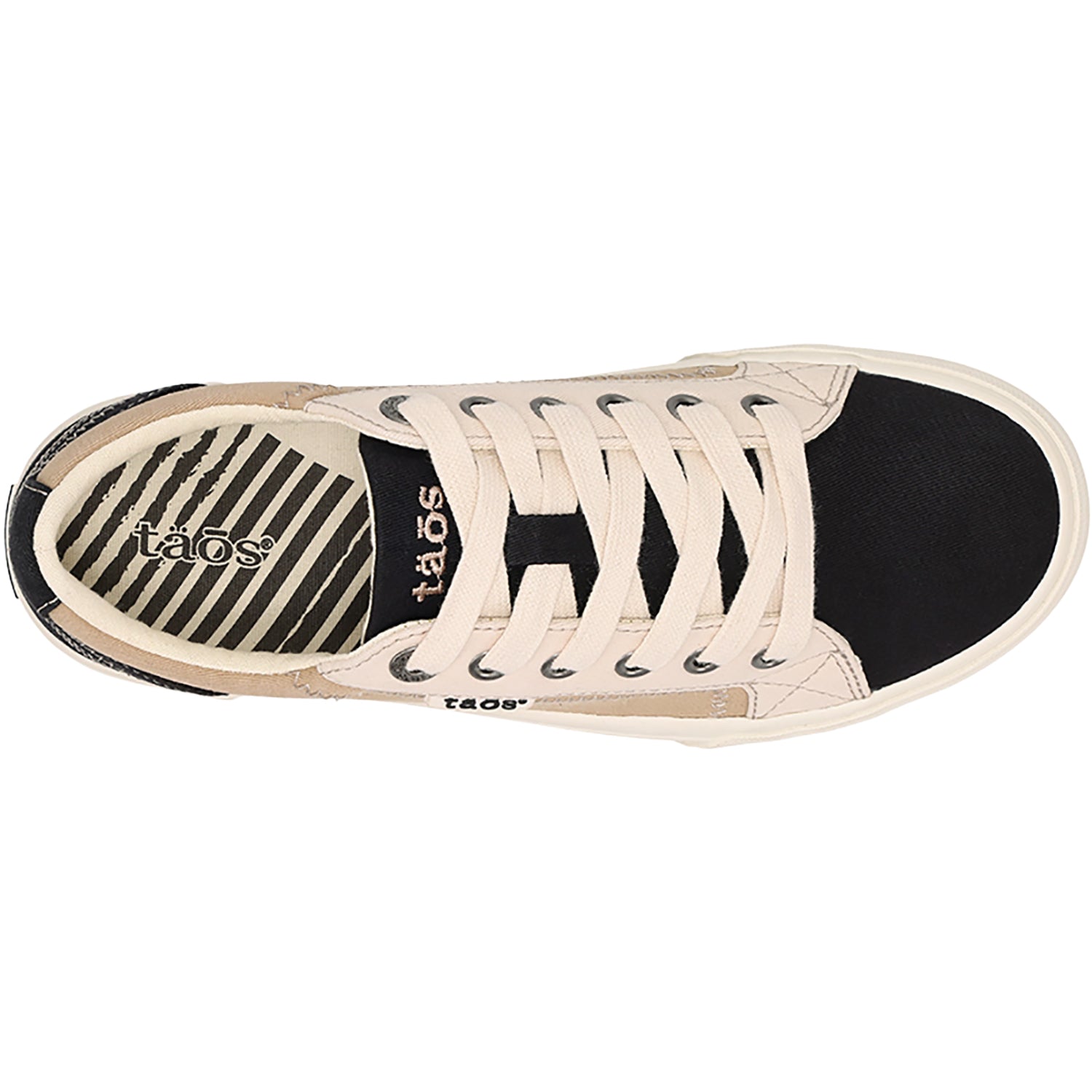 Womens Taos Women's Taos Plim Soul Black/Tan Multi Canvas Black/Tan Multi Canvas