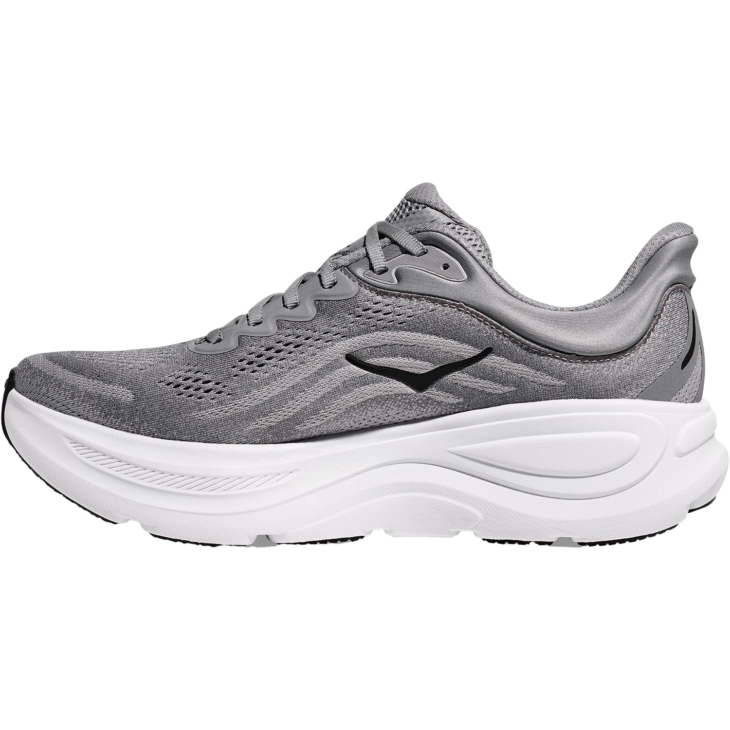 Men's Hoka Bondi 9 Galactic Grey/Stellar Grey Mesh (Neutral