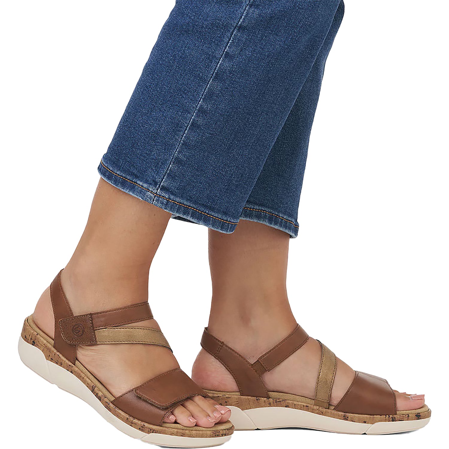 Womens Remonte Remonte R6860-24 Women's Sandals Muskat/Antique Leather Muskat/Antique Leather