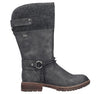 Womens Rieker Rieker 94774-45 Dominika 74 Women's Ankle Boots Graphite/Anthrazit Synthetic Graphite/Anthrazit Synthetic