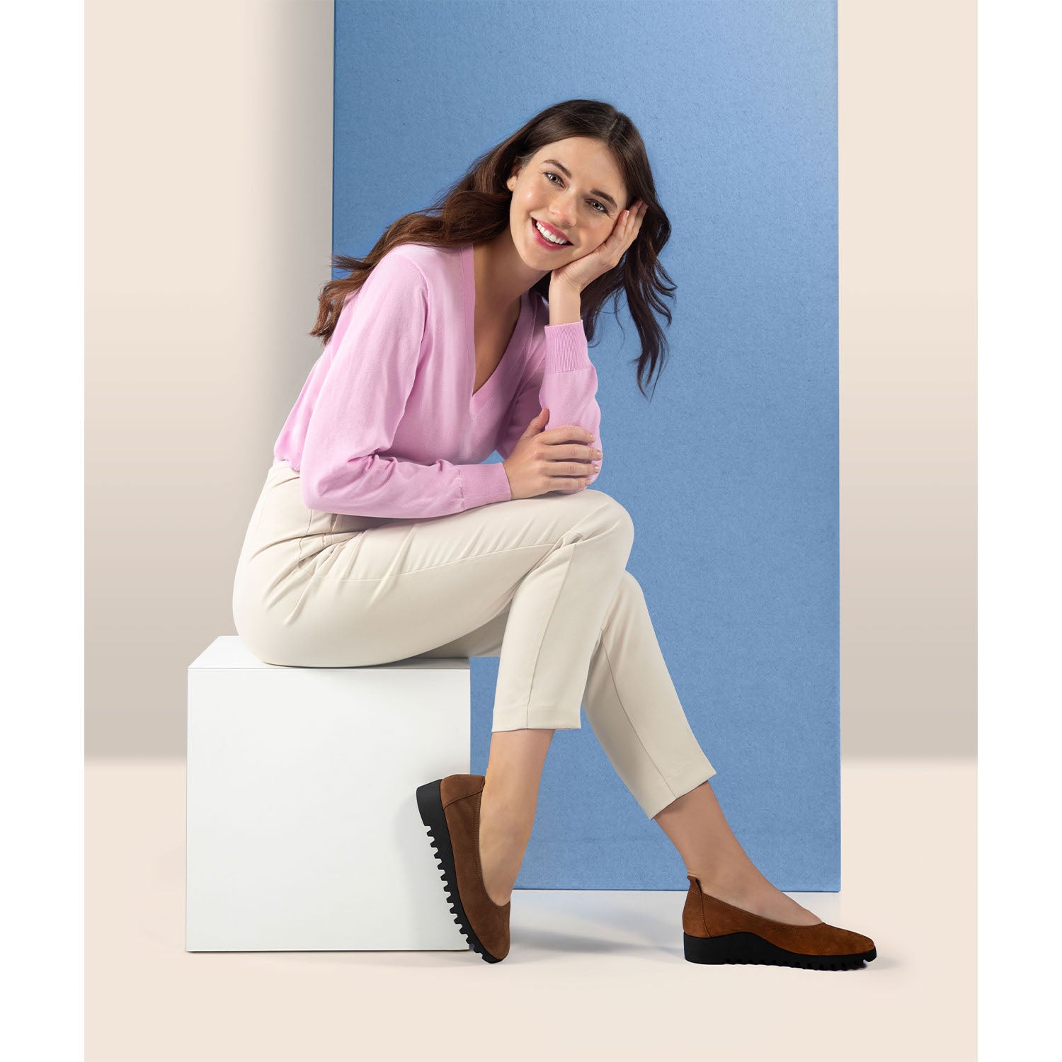 Womens Aetrex Women's Aetrex Brianna Scotch Suede Scotch Suede