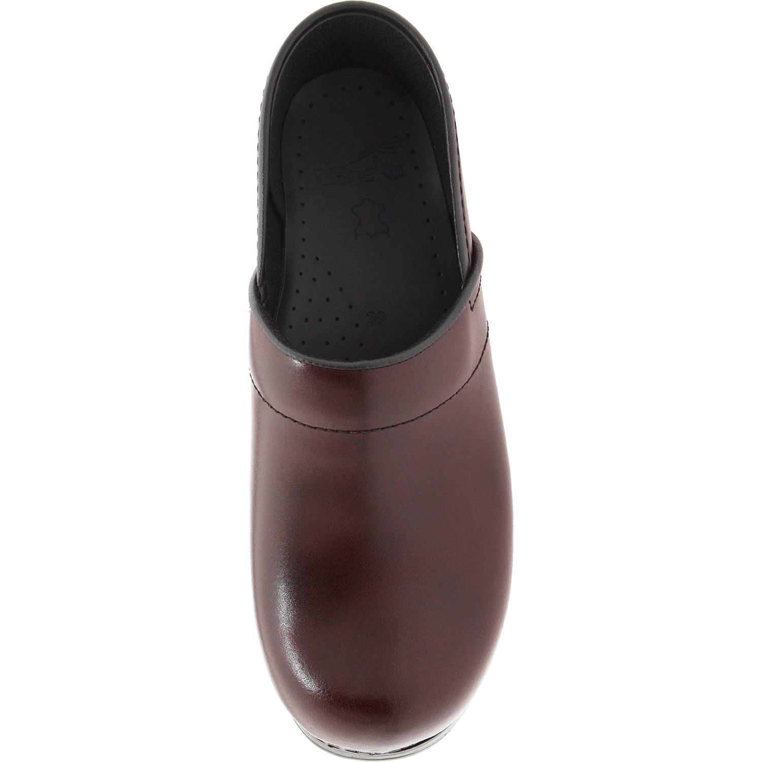 Womens Dansko Dansko Professional Clog Women's Clogs Cordovan Cabrio Leather Cordovan Cabrio Leather