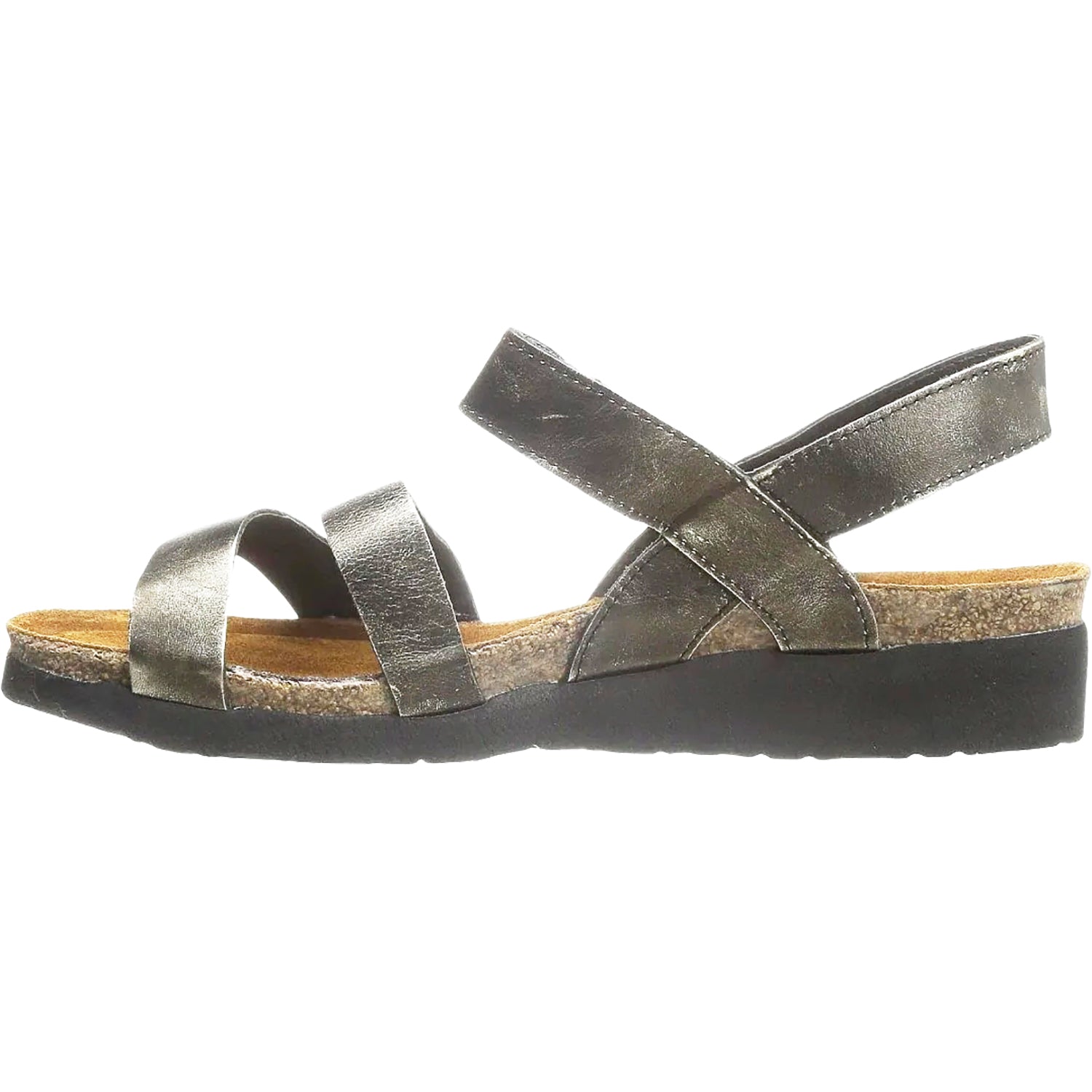 Womens Naot Naot Kayla Women's Ankle Strap Sandals Metal Leather Metal Leather