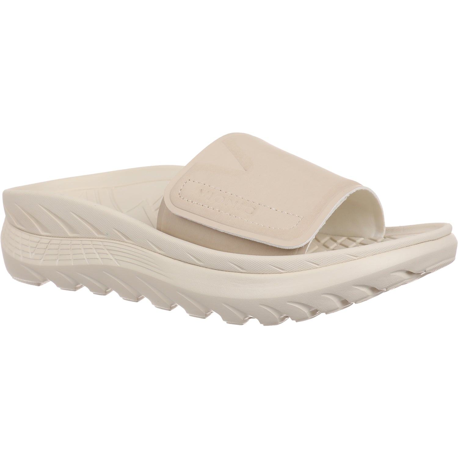 Unisex Vionic Vionic Rejuvenate Unisex Recovery Sandals Cream Synthetic Cream Synthetic