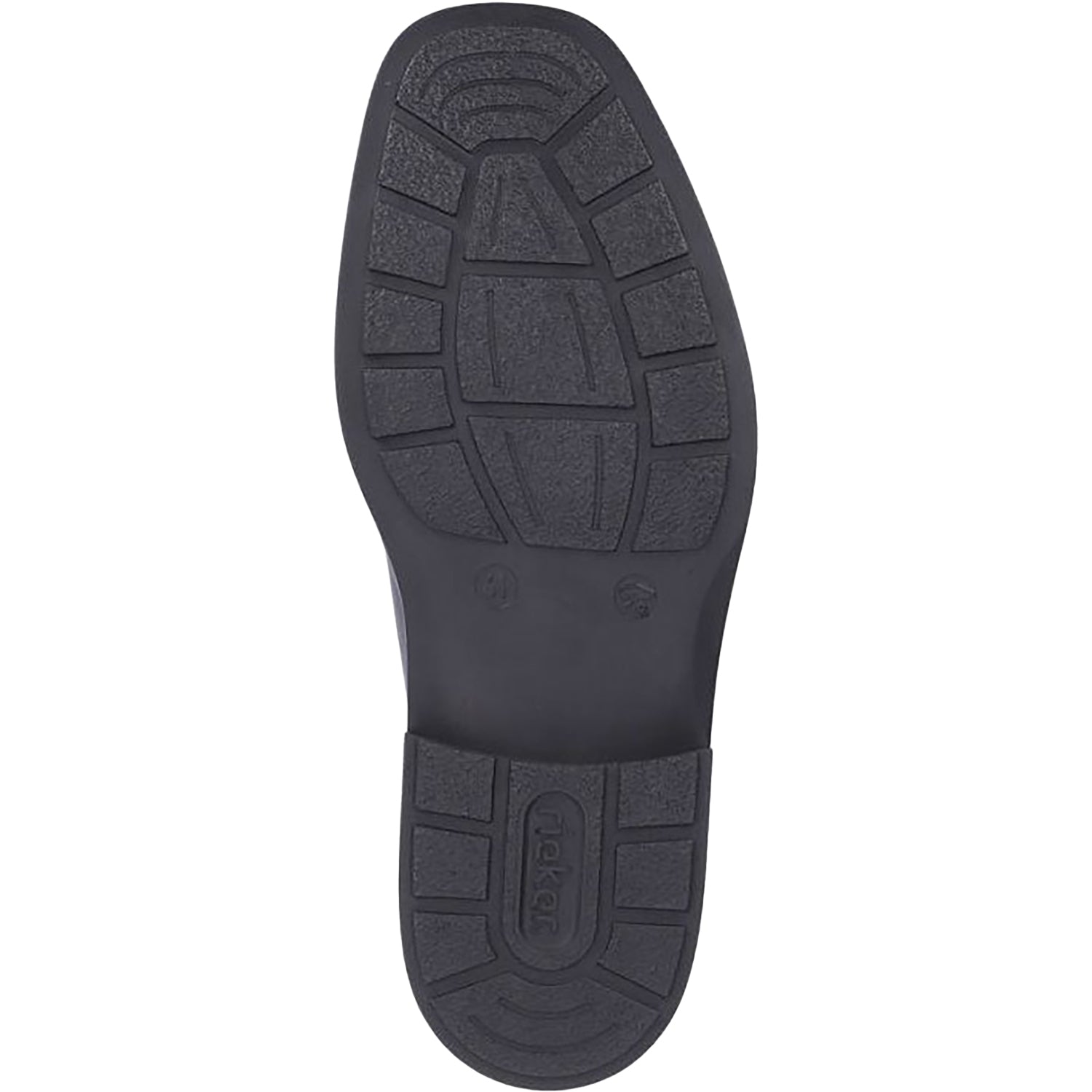 Mens Rieker Rieker B0013-00 Maurice Men's Dress Shoes Nero/Black Leather Nero/Black Leather