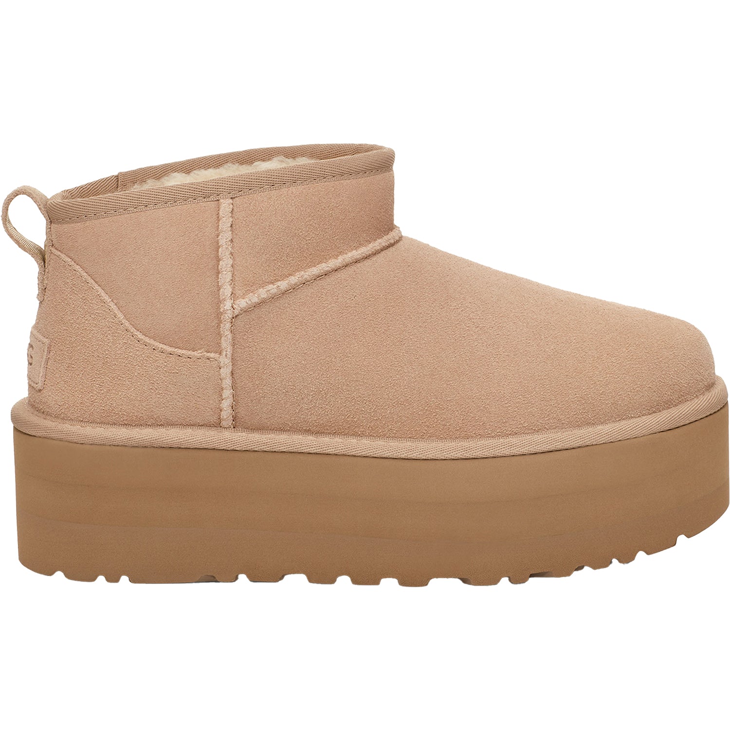 Womens Ugg Women's UGG Classic Mini Platform Sand Suede Sand