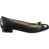 Womens Ara shoes Ara Belinda Women's Slip On Ballerina Flats Black Leather/Patent Black Leather/Patent