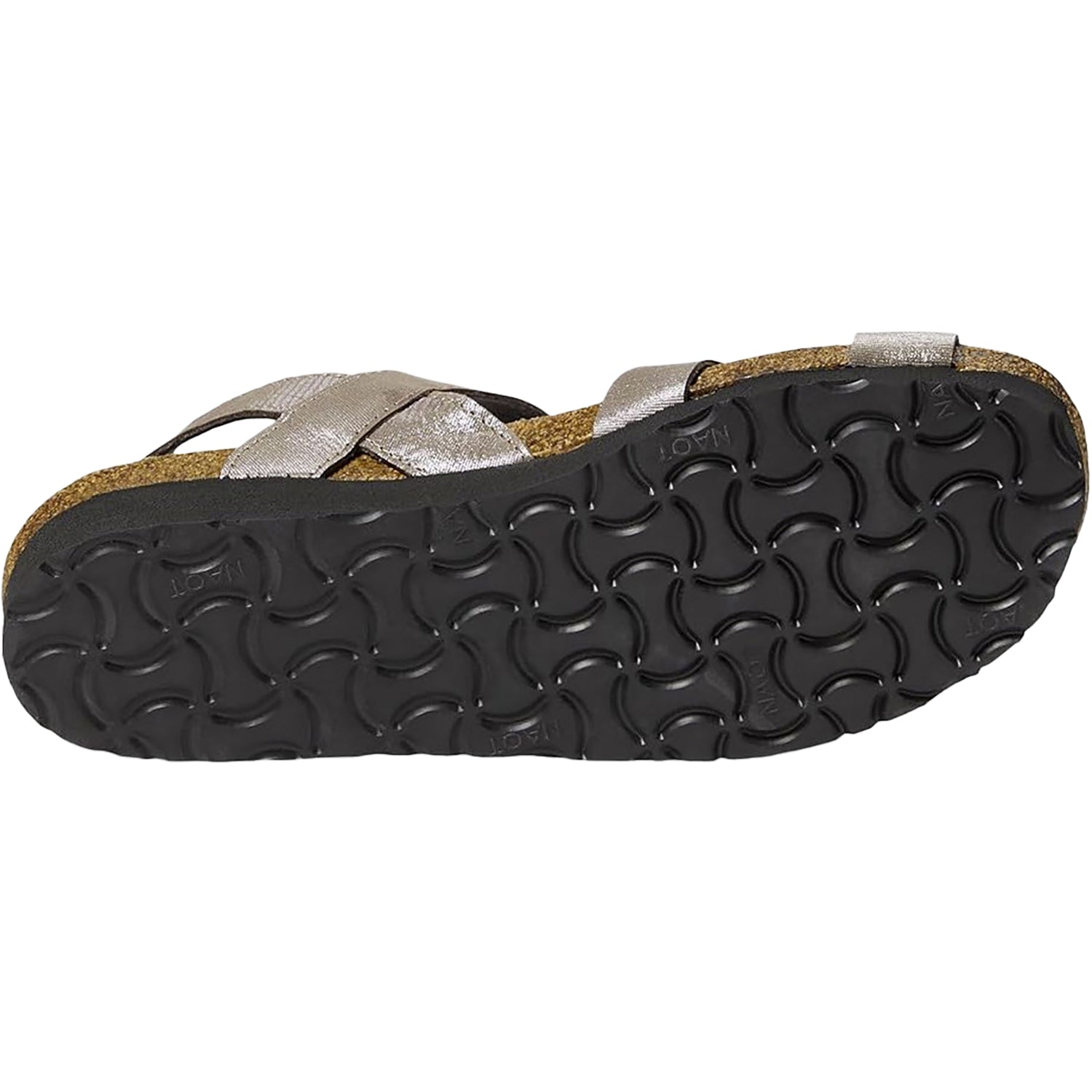 Womens Naot Women's Naot Kayla Silver Threads Leather Silver Threads Leather