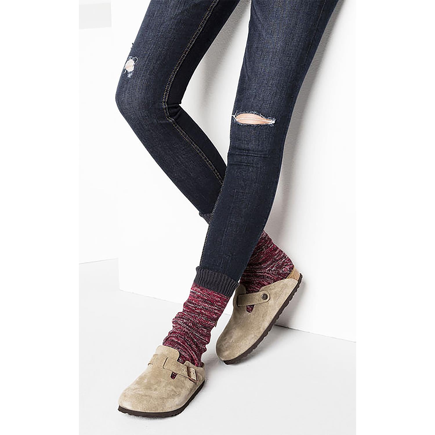 Unisex Birkenstock Unisex Birkenstock Boston Soft Footbed Taupe Suede Taupe Suede