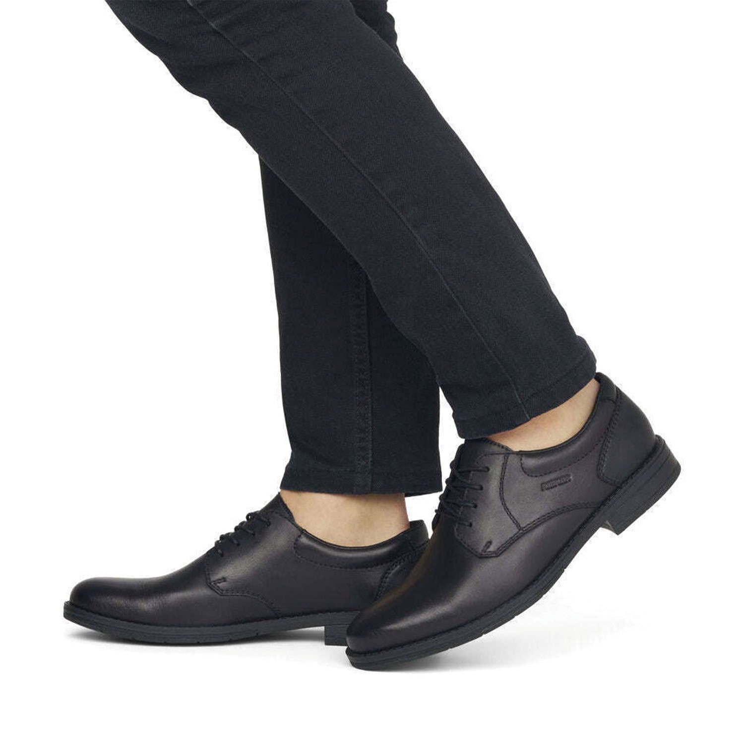 mens gore tex dress shoes Rieker 10304-00 Dominik 04 Men's Dress Shoes Nero/Black – Footwear etc