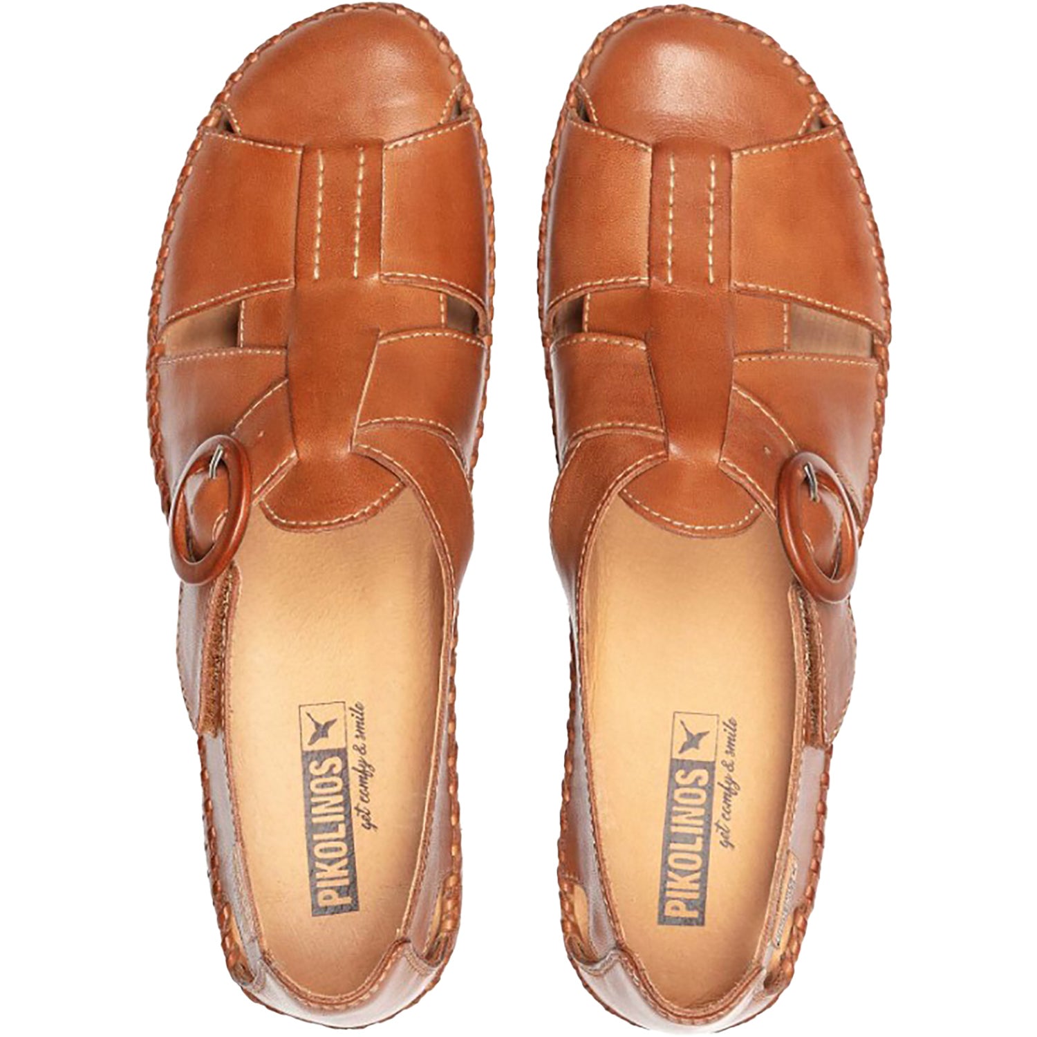 Womens Pikolinos Pikolinos P Vallarta 655-0845 Women's Sandals Brandy Brandy
