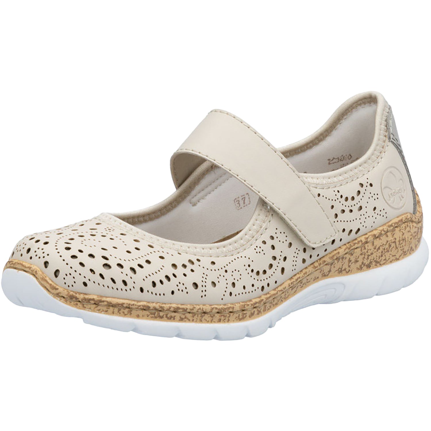 Womens Rieker Rieker N4299-60 Stretch Women's Shoes Perle/Cement/Cream Perle/Cement/Cream