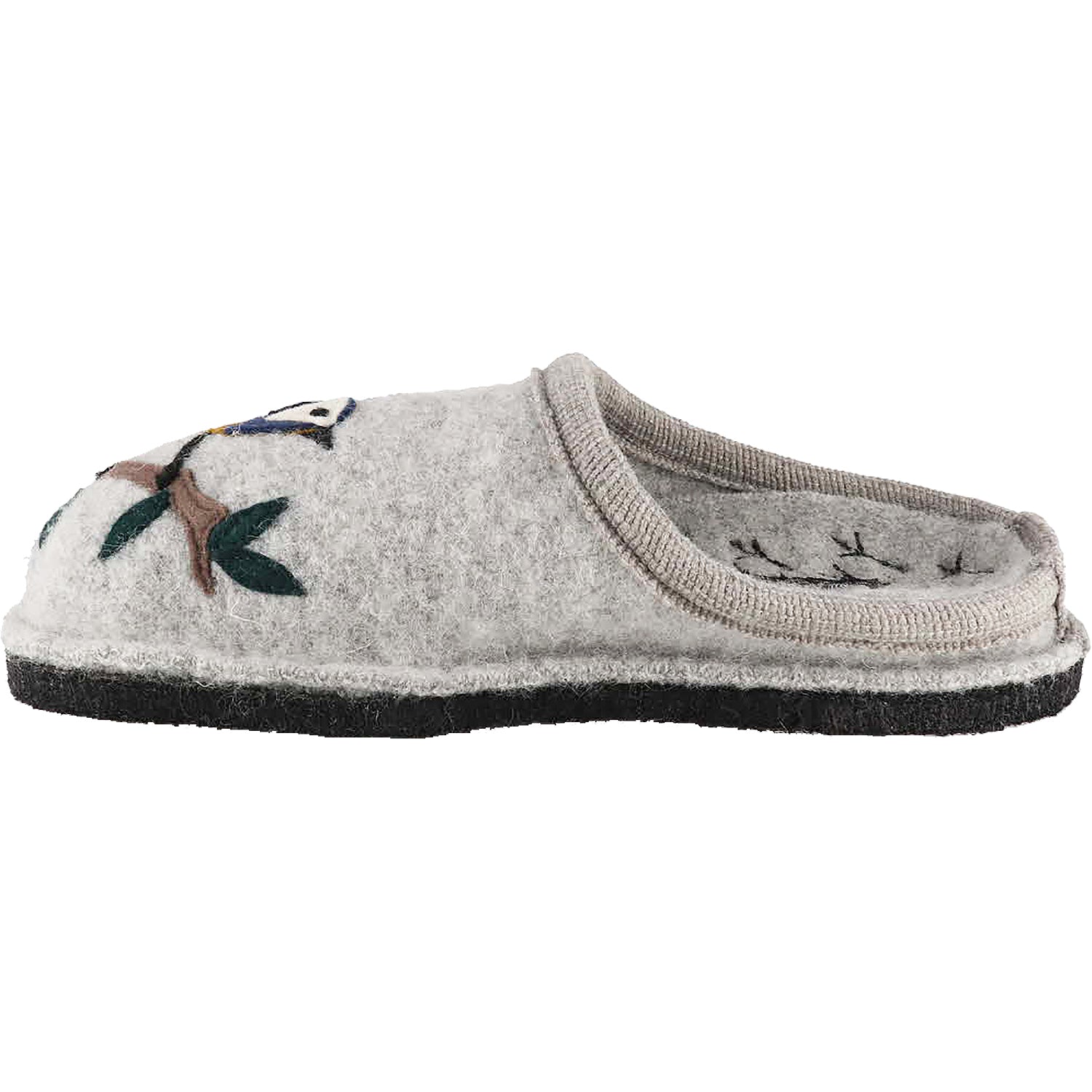 Womens Haflinger Haflinger Songbird Women's Slippers Silver Grey Silver Grey