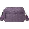 Womens Baggallini Baggallini Quilted Crossbody Vintage Violet Nylon Vintage Violet Nylon