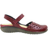 Womens Naot Naot Arataki Women's Slingback Shoes Rumba Red Leather Rumba Red Leather