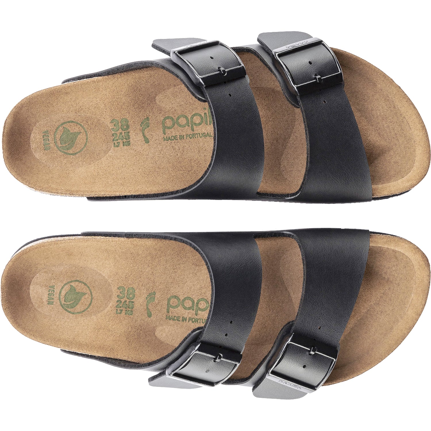 Women's Birkenstock Papillio Arizona Platform Vegan Black Birko