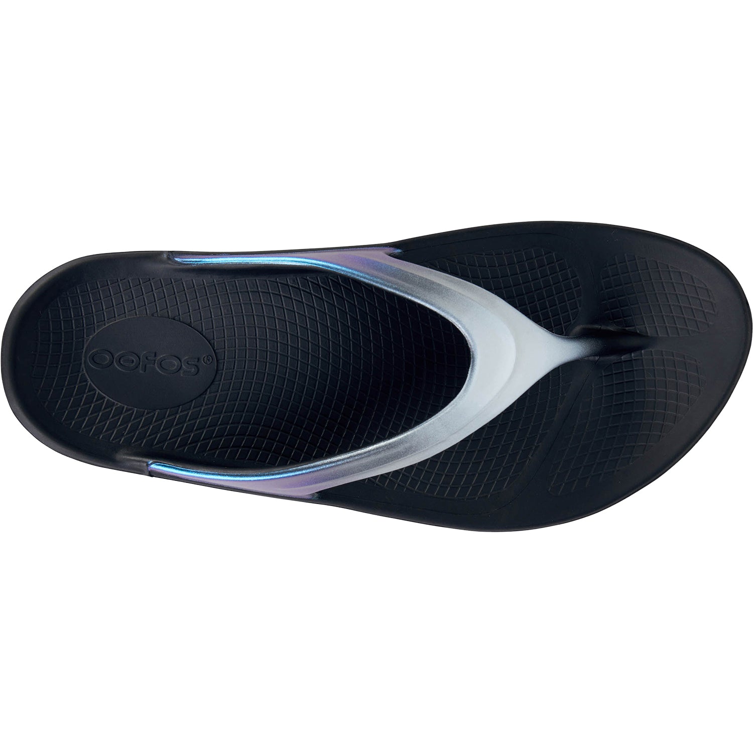 Womens Oofos OOFOS OOlala Luxe Women's Thong Sandals Frost Synthetic Frost Synthetic