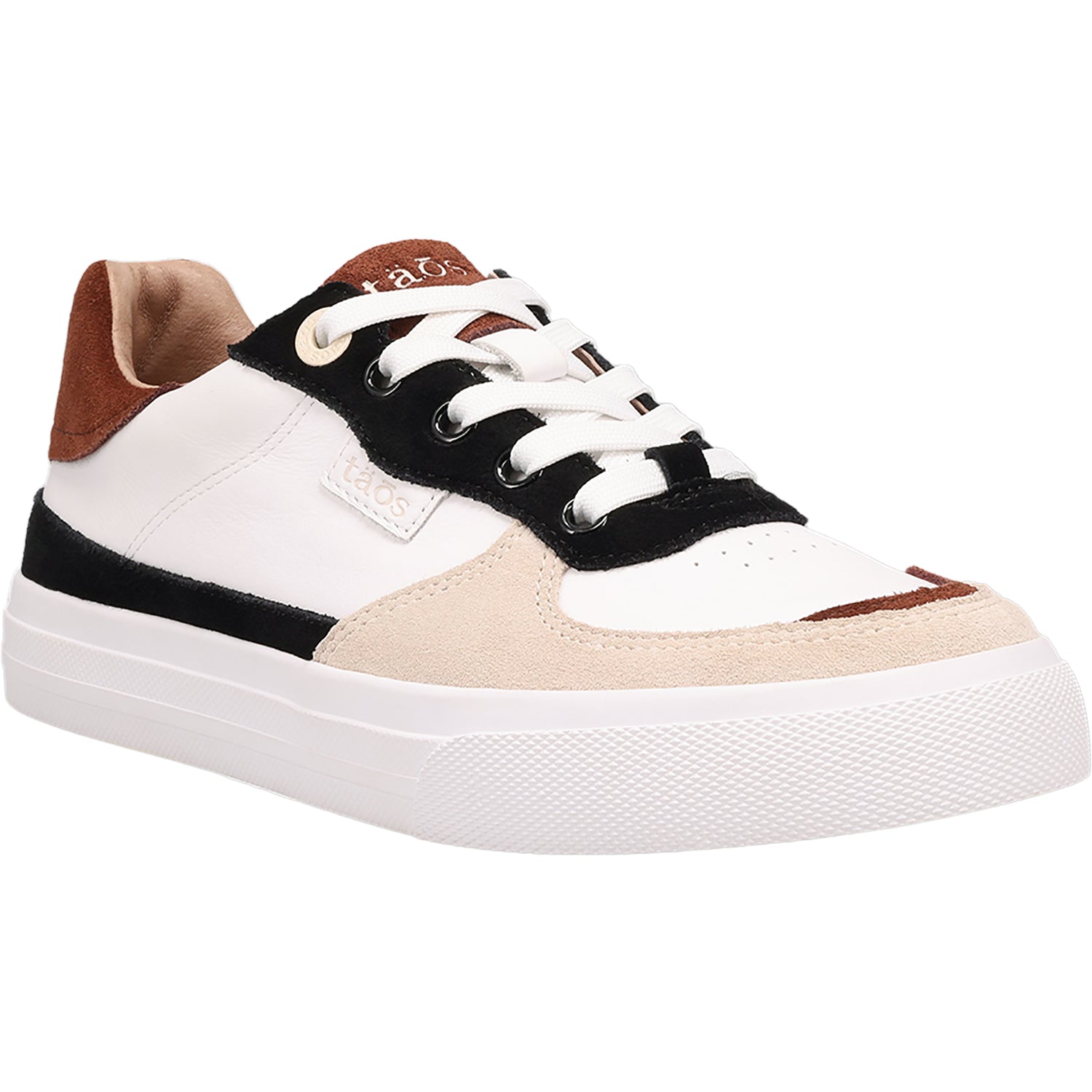 Womens Taos Taos Pop Soul Women's Sporty Lace Up Shoes Black/Brown Multi Black/Brown Multi