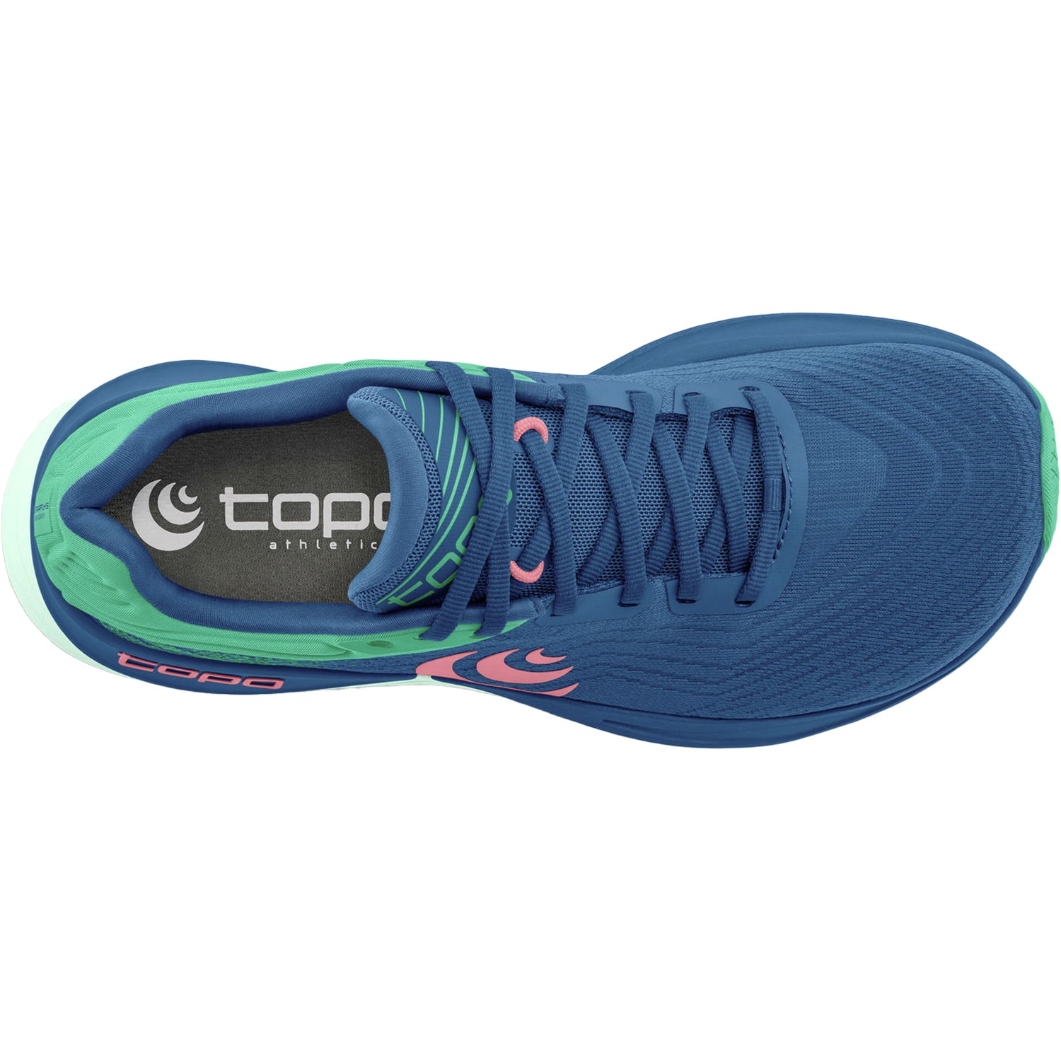 Womens Topo Topo Ultrafly 5 (Stability Support) Women's Athletic Shoes Blue/Aqua Mesh Blue/Aqua Mesh